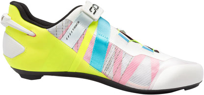 Sidi Wire 3 Road Shoes - Mens White/Yellow Fluo 43.5