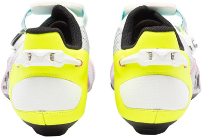 Sidi Wire 3 Road Shoes - Mens White/Yellow Fluo 48