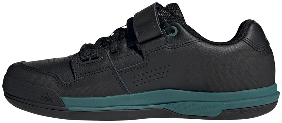 Five Ten Hellcat Mountain Clipless Shoes - Womens Core BLK / Crystal White / Hazy Emerald 9