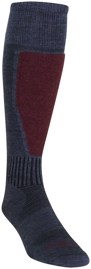SockGuy Mountain Flyweight Wool Socks - 12" Denim Small/Medium