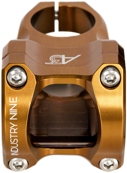 Industry Nine A318 Stem - 50mm 31.8mm Clamp +/-4.4 1 1/8" Aluminum Bronze