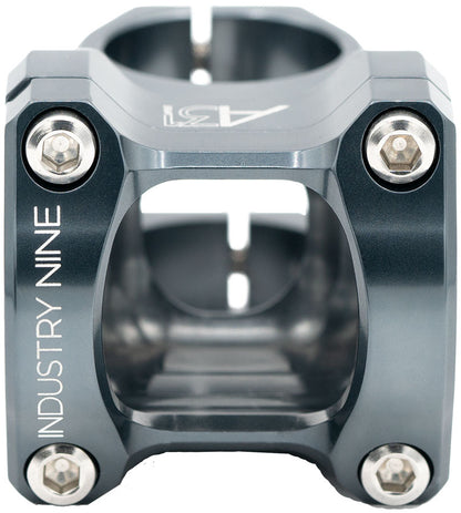 Industry Nine A35 Stem - 32mm 35mm Clamp +/-5 1 1/8" Aluminum Lunar Gray 20th Anniversary