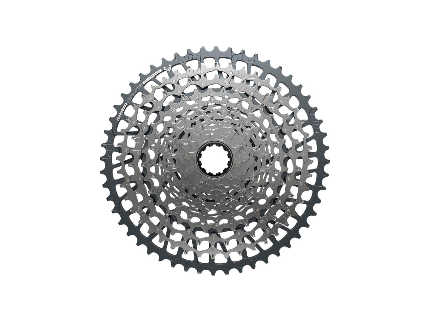 SRAM GX Eagle T-Type XS-1275 Cassette - 12-Speed 10-52t For XD Driver Silver