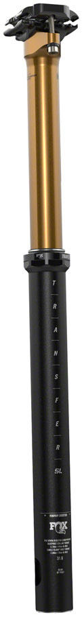 FOX Transfer SL Factory Dropper Seatpost - 31.6 125 mm Internal Routing Kashima Coat Upper