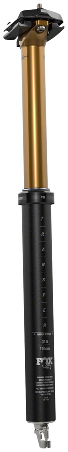 FOX Transfer Factory Dropper Seatpost - 30.9 mm 180 mm Internal Routing Kashima Coat