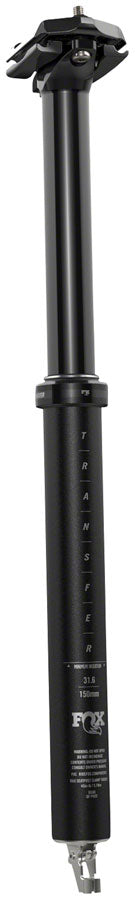 FOX Transfer Performance Elite Dropper Seatpost - 30.9 mm 150 mm Internal Routing Anodized BLK