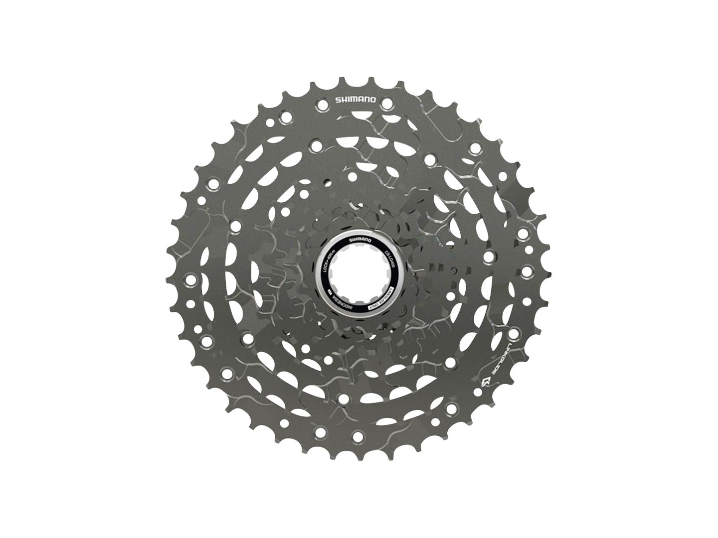 Shimano CUES  CS-LG400-9 Cassette - 9-Speed 11-36t LINKGLIDE Black