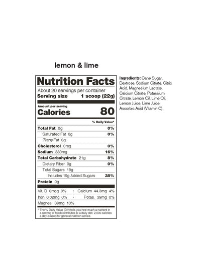 Supplement Skratch Sport Hydration Lemon Lime 1lb Bag