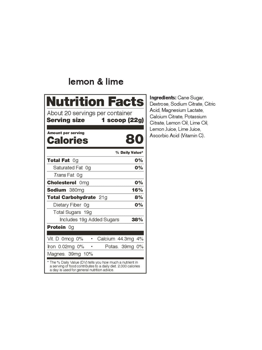Supplement Skratch Sport Hydration Lemon Lime 3lb Bag