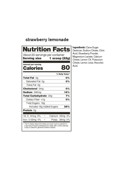Supplement Skratch Hydration Strawberry Lemonade 3lb