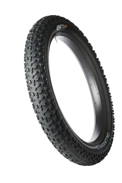 45NRTH Dillinger 5 Tire - 26 x 4.6 Tubeless Folding BLK 60 TPI 258 Carbide Steel Studs