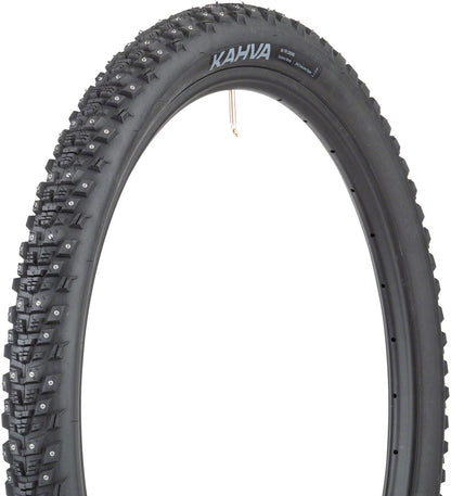 45NRTH Kahva Tire - 29 x 2.25 Tubeless Folding BLK 60 TPI 252 Concave Carbide Studs