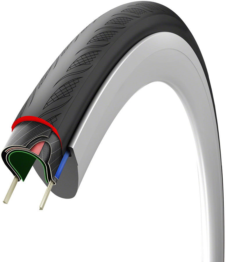 Vittoria Rubino V Tire - 700 x 32 Tubeless Folding BLK 1C Graphene + Silica G2.0