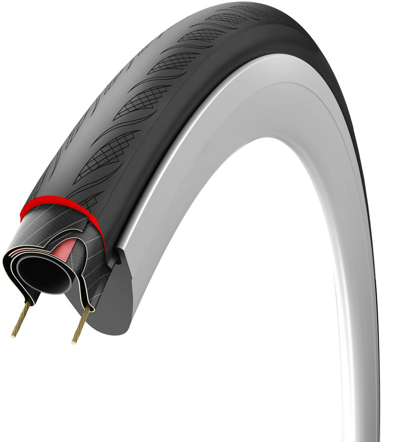 Vittoria Rubino V Tire - 700 x 26 Clincher Folding BLK 1C Graphene + Silica G2.0
