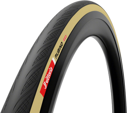Vittoria Rubino V Tire - 700 x 34 Clincher Folding BLK/Tan 1C Graphene + Silica G2.0