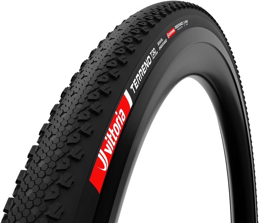 Vittoria Terreno T30 Fine Loose Tire - 700 x 45 Tubeless Folding BLK Gravel Endurance Graphene G2.0