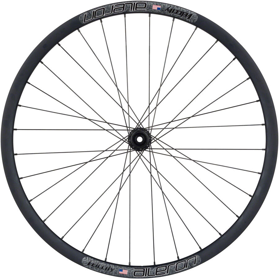 Quality Wheels Bear Pawls / Velocity Aileron Front Wheel - 700c 12 x 100mm Center-Lock BLK