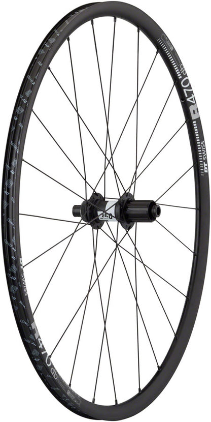 Quality Wheels DT 350/DT R470db Rear Wheel - 700 12 x 142mm Center-Lock HG 11 MTN Road BLK