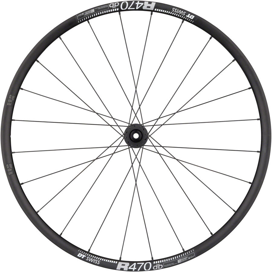 Quality Wheels DT 350/DT R470db Rear Wheel - 700 12 x 142mm Center-Lock HG 11 MTN Road BLK