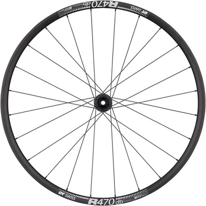 Quality Wheels DT 350/DT R470db Rear Wheel - 700 12 x 142mm Center-Lock HG 11 MTN Road BLK