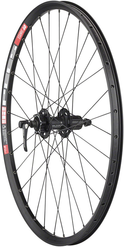 Quality Wheels Deore XT M756/DT 533d Rear Wheel - 26" QR x 135mm 6-Bolt HG 10 BLK