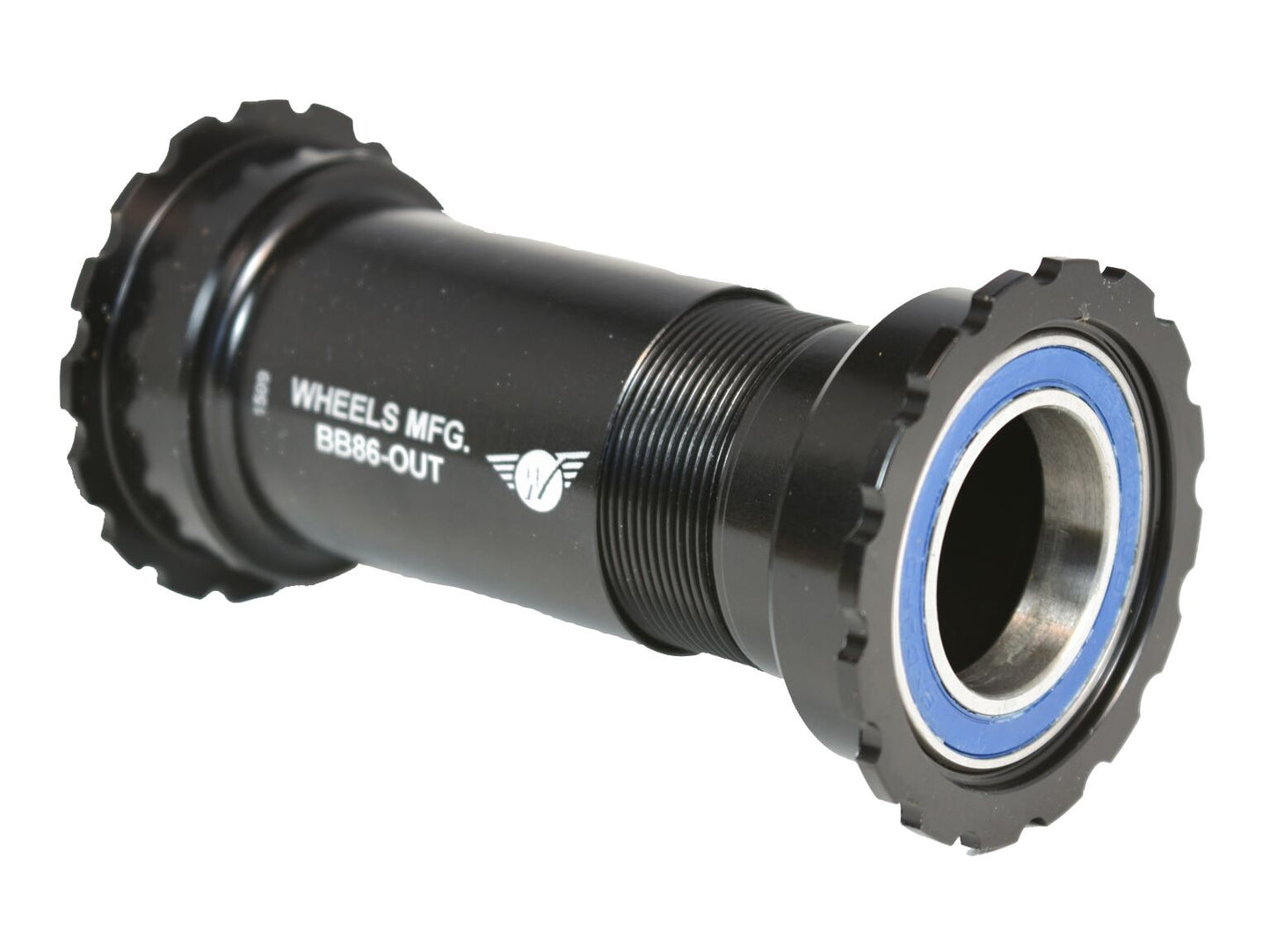 Wheels Manufacturing BB86/92 Shimano Bottom Bracket ABEC-3 Bearings BLK Cups - Threaded