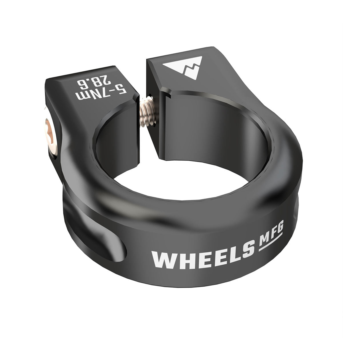 Wheels Manufacturing Seatpost Clamp - 28.6mm Bolt-On Black